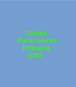 Clases particulares ESO y Primaria