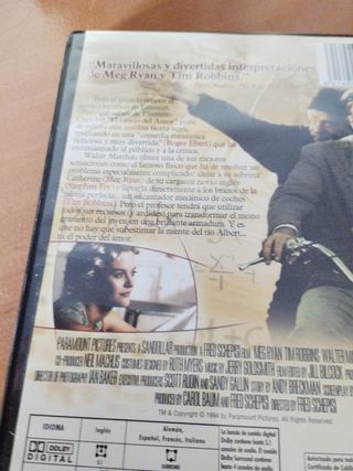 DVD El Genio del Amor (I.Q.)