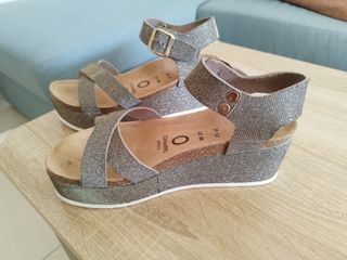 Sandalias sommers sandals plateadas sin estrenar 