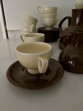 Juego de café español vintage años 70