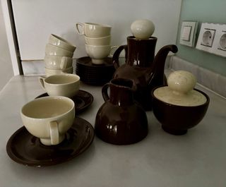 Juego de café español vintage años 70