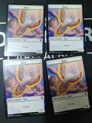 4x MTG Token Bird DMU
