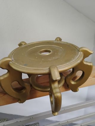 Macetero dorado vintage