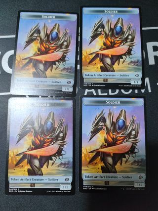 4x MTG Soldier Token - BRO