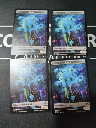 4x MTG Spirit Token - NEO