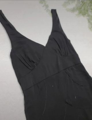 Vestido fiesta negro T-36