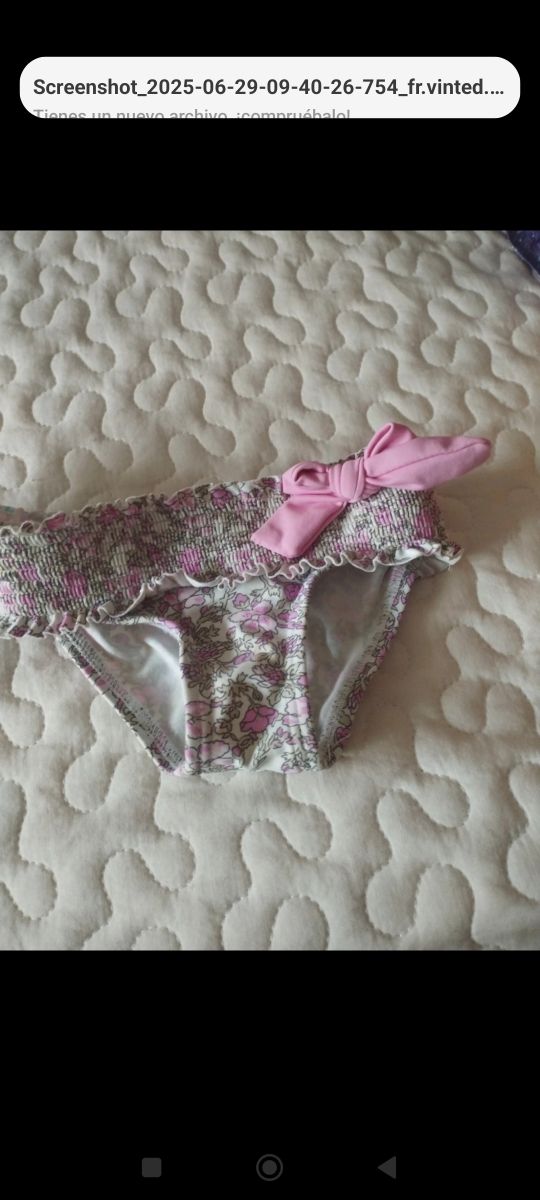 Bañador bebe niña 6 meses