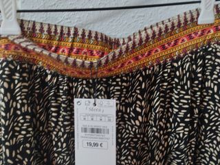 Falda larga estampada boho