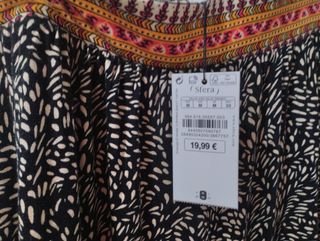 Falda larga estampada boho