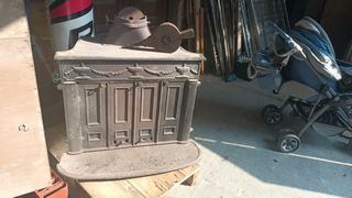 Chimenea leña de metal de fundición