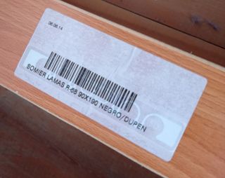 2 camas 90x190 somier, colchón patas bajas o altas