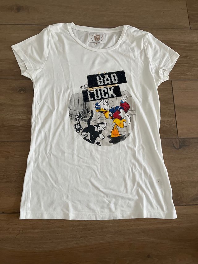 T-shirt Disney bianca - Paperino