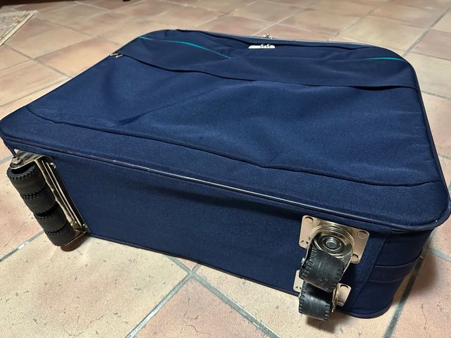 Valigia Trolley Blu - Grande