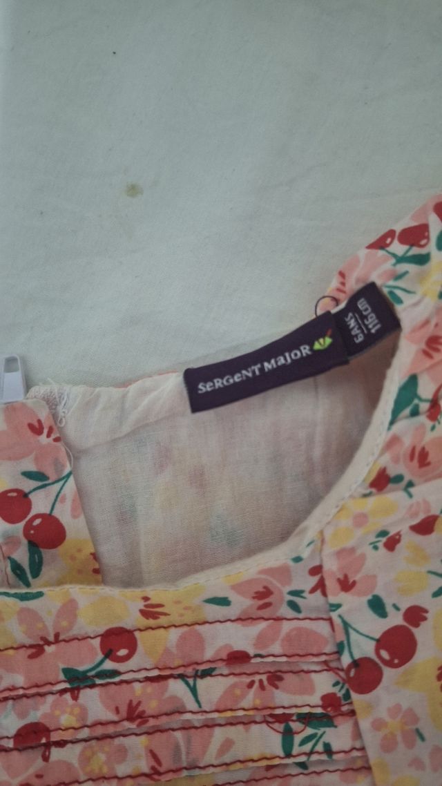 Vestido niña Sergent Major, talla 6