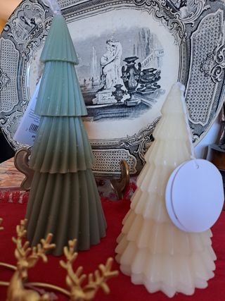 Candele albero Natale & porta tovaglioli renne