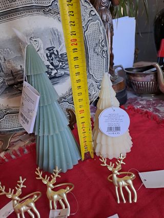 Candele albero Natale & porta tovaglioli renne