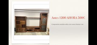 Composición modular salón cerezo Jiménez