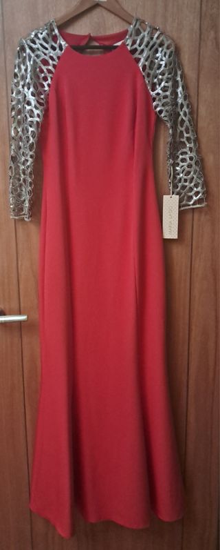 Vestido Maria Lago rojo talla L