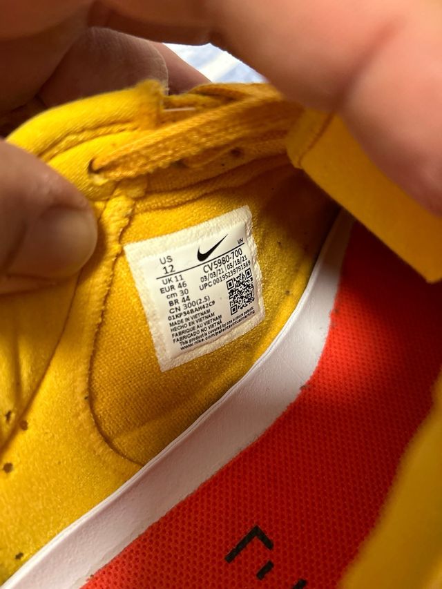 Zapatillas Nike SB Bruin React - Amarillas Talla 4
