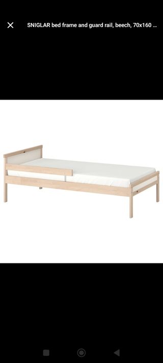 Regalo 2 camas SNIGLAR IKEA 70x160