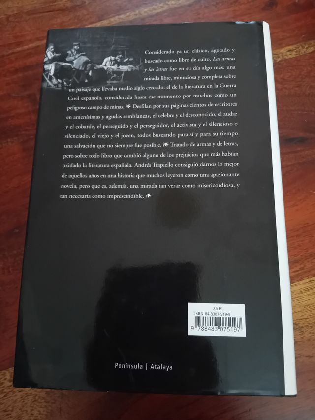 Las armas y las letras.: Literatura y Guerra Ci...