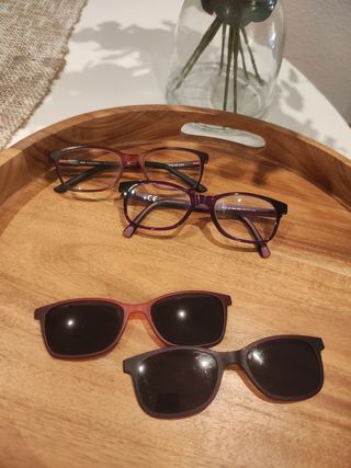 Gafas graduadas + clip sol