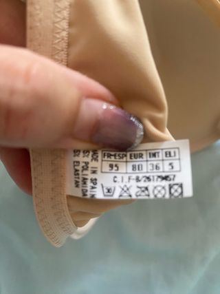 Sujetador Gisela 95B beige - Push up