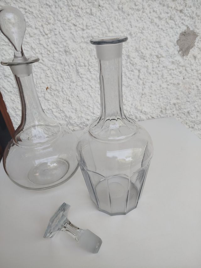 Decantadores de cristal