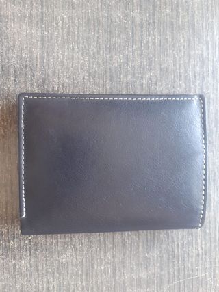 Cartera BORELLI negra - Polipiel de alta calidad