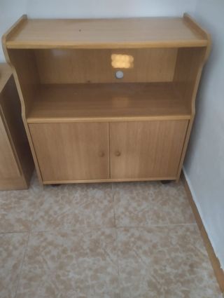 Mueble TV madera - beige