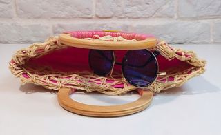 Bolso Rosa Katherine Artesanal Romantico