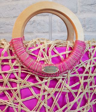 Bolso Rosa Katherine Artesanal Romantico