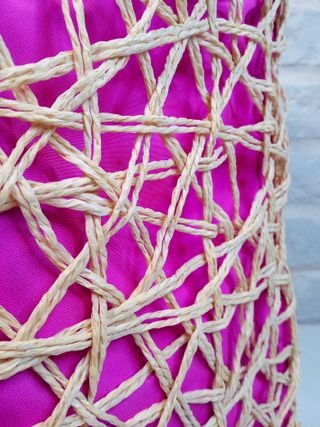 Bolso Rosa Katherine Artesanal Romantico
