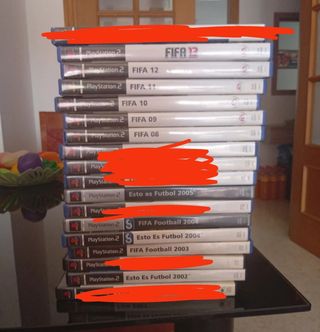 Colección FIFA PS2 (11 juegos)TODOS EN BUEN ESTADO