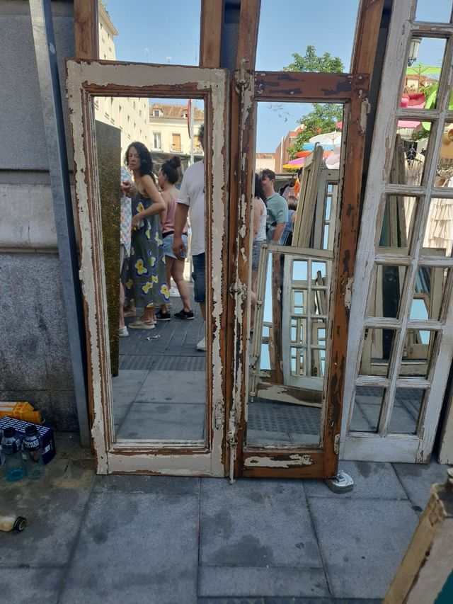 Espejos antiguos de madera