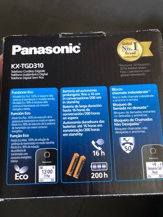 Panasonic KX-TGD310 Teléfono inalámbrico