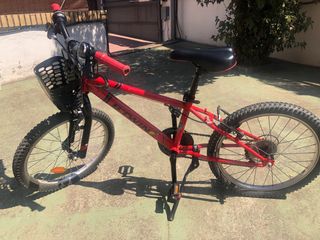 Bicicleta niño BTWIN 20" roja
