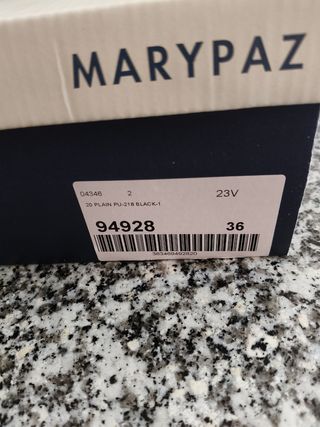 Sandalias MARYPAZ tacón negro 36