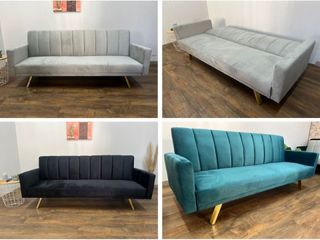 Sofá cama clic-clac en 4 colores - Nuevo
