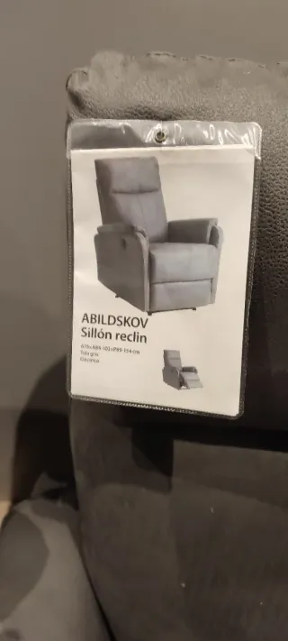 Sillón Relax Eléctrico Gris