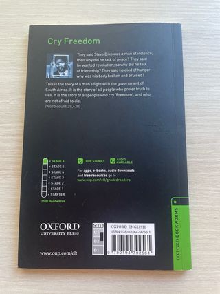 Oxford Bookworms Library: Stage 6: Cry Freedom:...