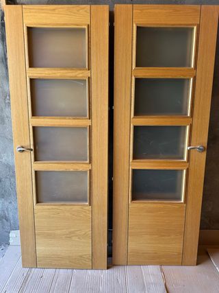 Puertas madera maciza - 4 unidades