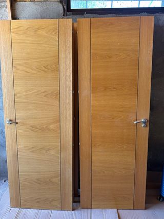 Puertas madera maciza - 4 unidades