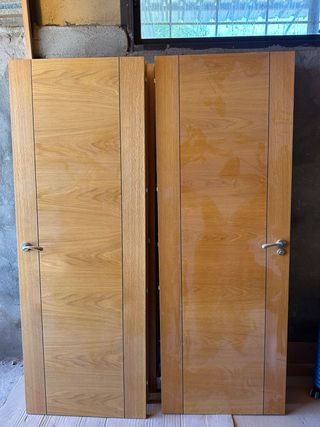 Puertas madera maciza - 4 unidades