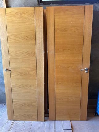 Puertas madera maciza - 4 unidades
