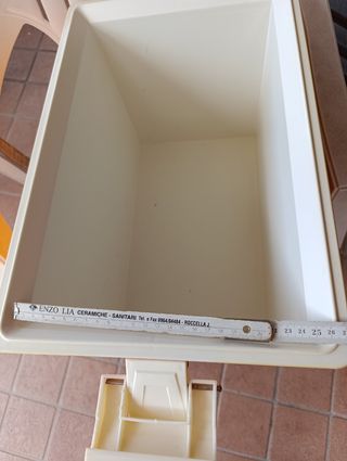 Frigo portatile vintage arancione