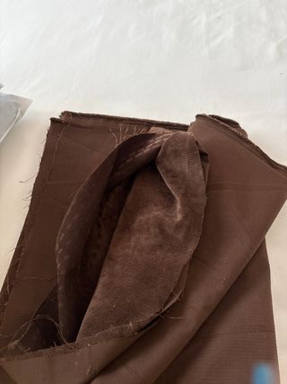 Tela marrone per abbigliamento