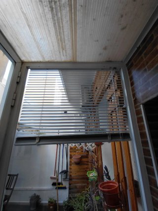 Puerta exterior PVC blanca