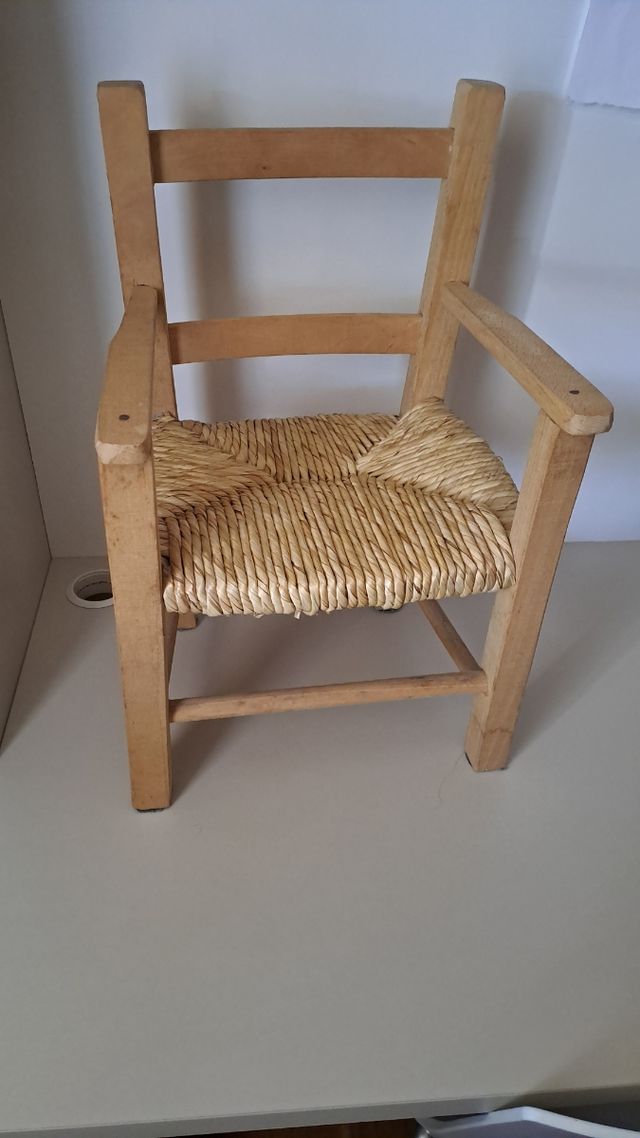 Sedia bimbi in paglia