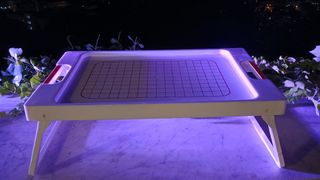 Tavolo colazione letto bianco